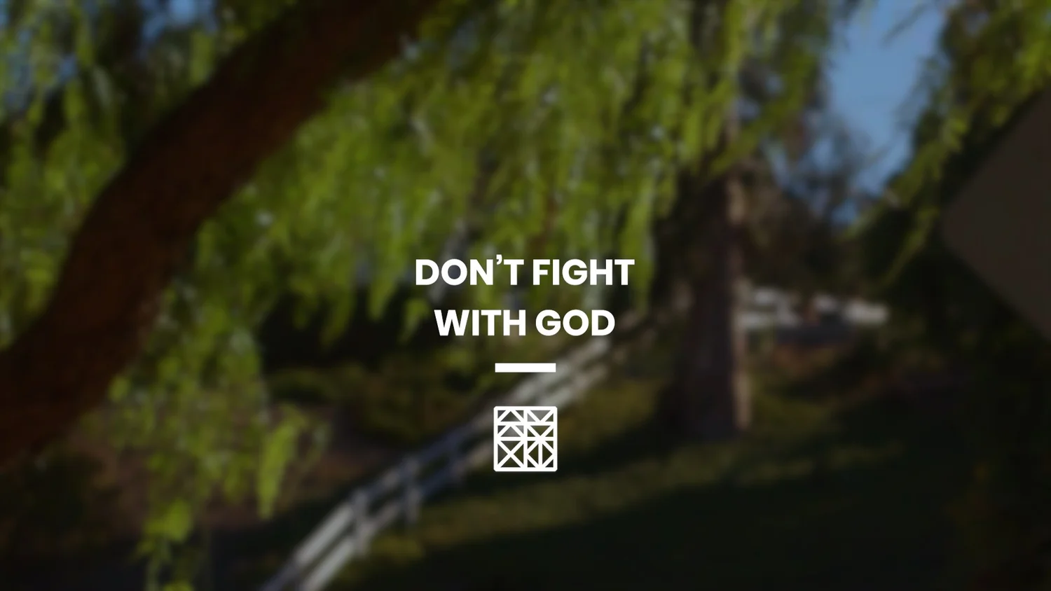 EXODUS 17 - DON’T FIGHT WITH GOD EXODUS 17 - DON’T FIGHT WITH GOD