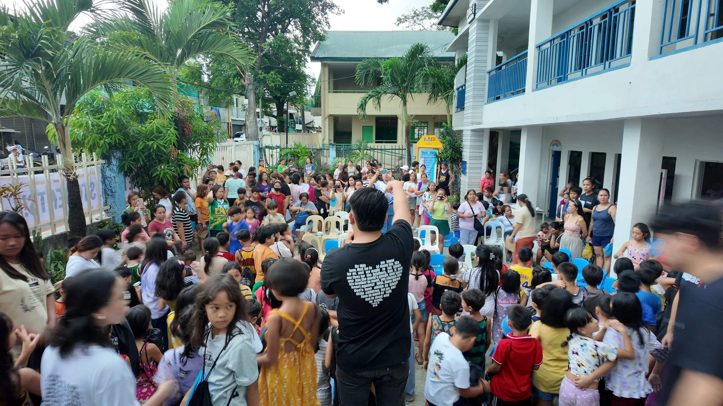 Day 1: Serving the Kids at CAINTA