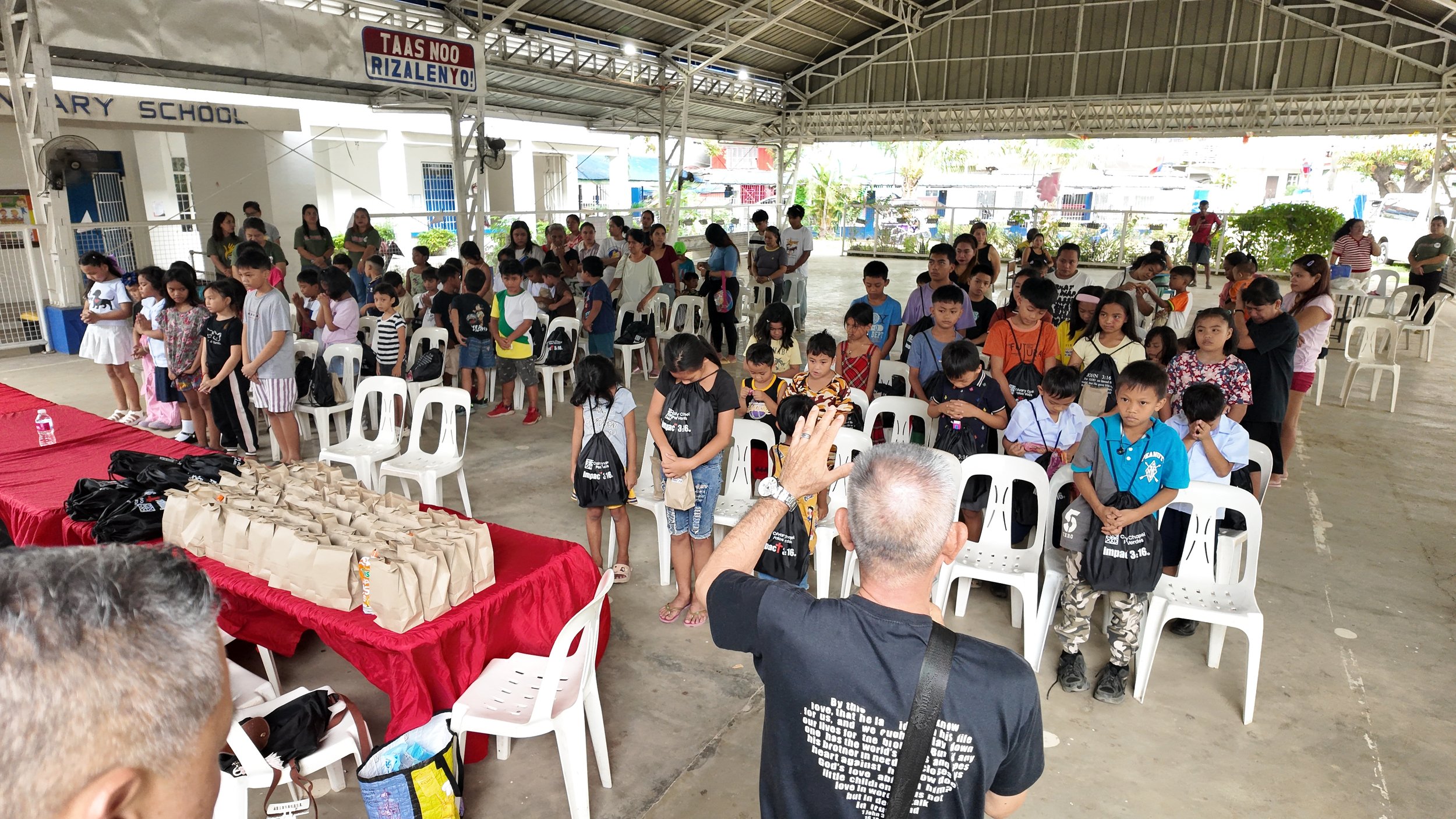 Day 4: School Supplies to the Students