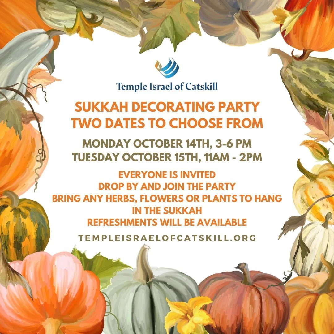Sukkah Decorating Party
