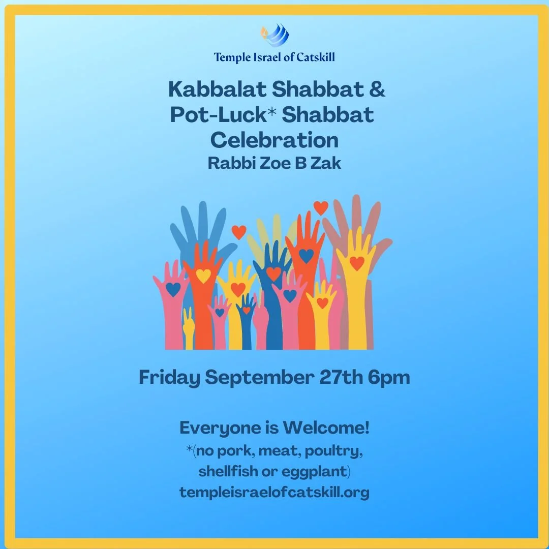 Kabbalat Shabbat &amp; Pot-Luck* Celebration