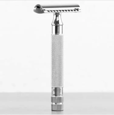 Beard &amp; Blade Classic Safety Razor Long Handle Chrome