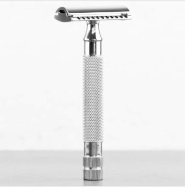 Classic Safety Razor long handle chrome.JPG