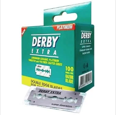 Derby Extra Plastic Free double edge razor blades.JPG