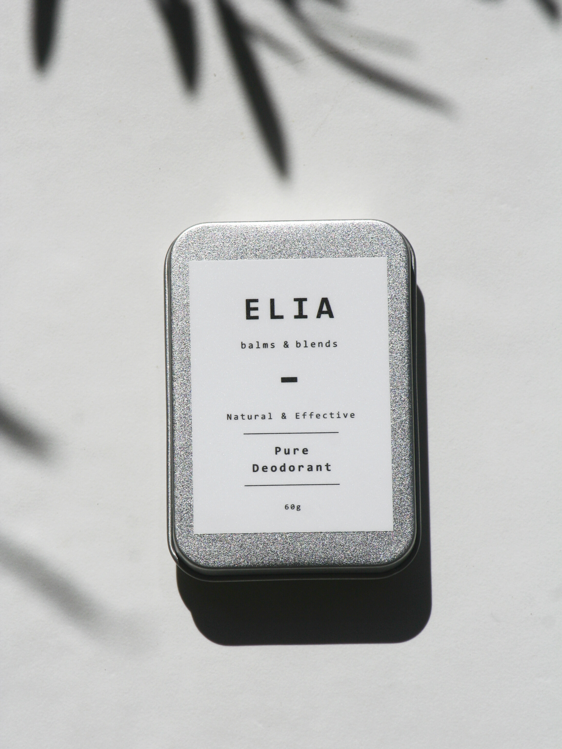ELIA balms and blends Pure Deodorant