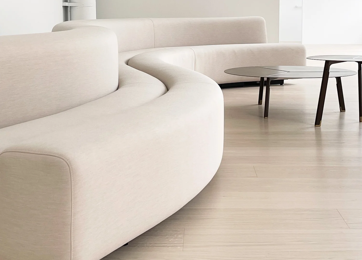 Osaka contemporary sofa elevating comfort, style, and tailored upholstery.