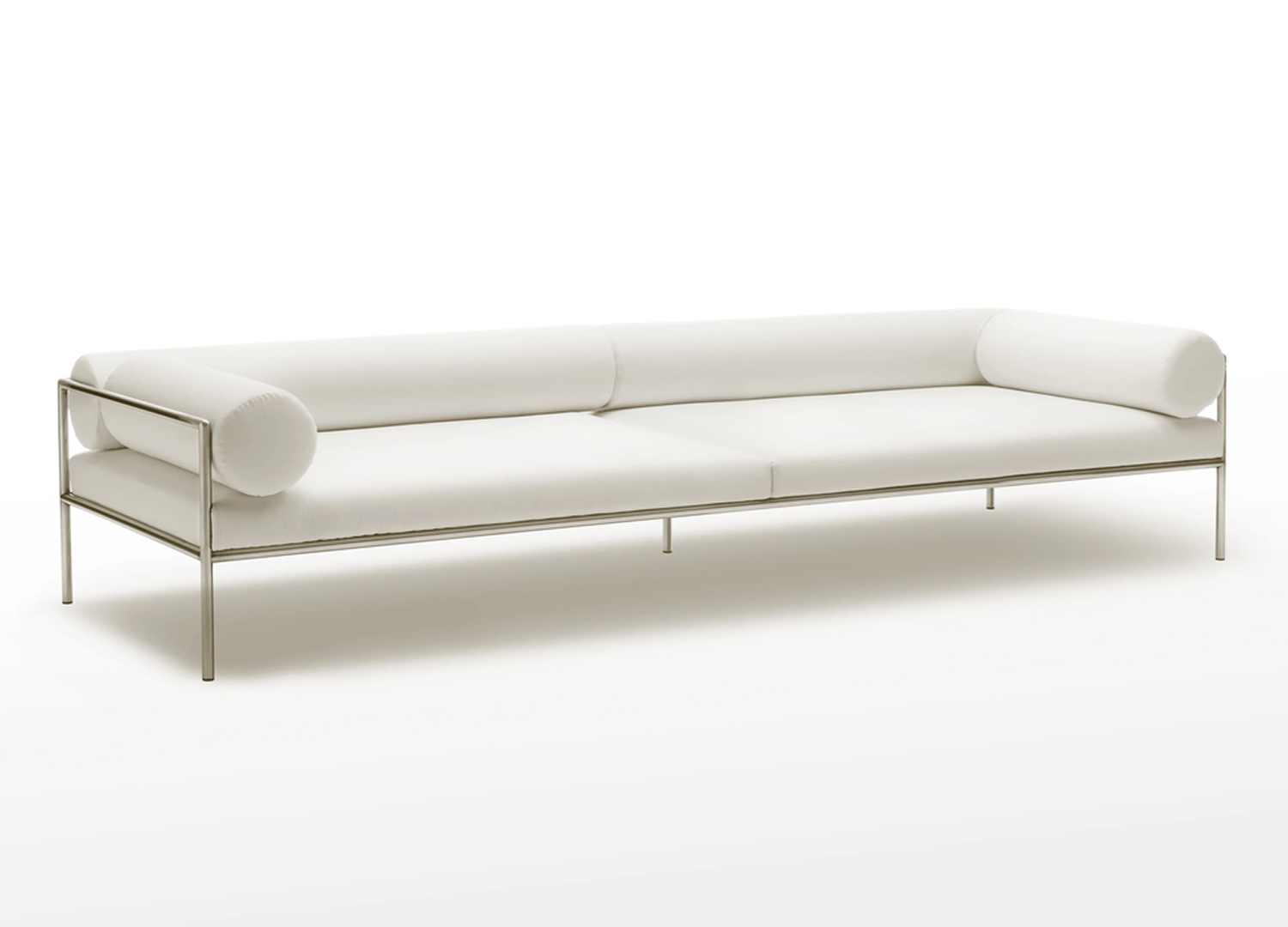Agra Chair with technical metal frame and cushioned backrest