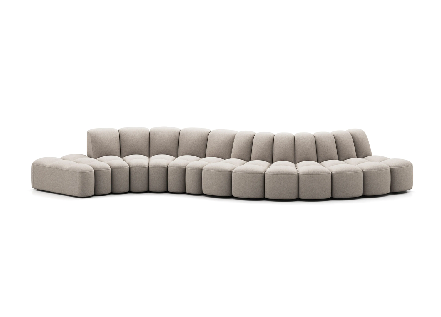 Elegant Array sofa designed around plush cushions for everyday family spaces.