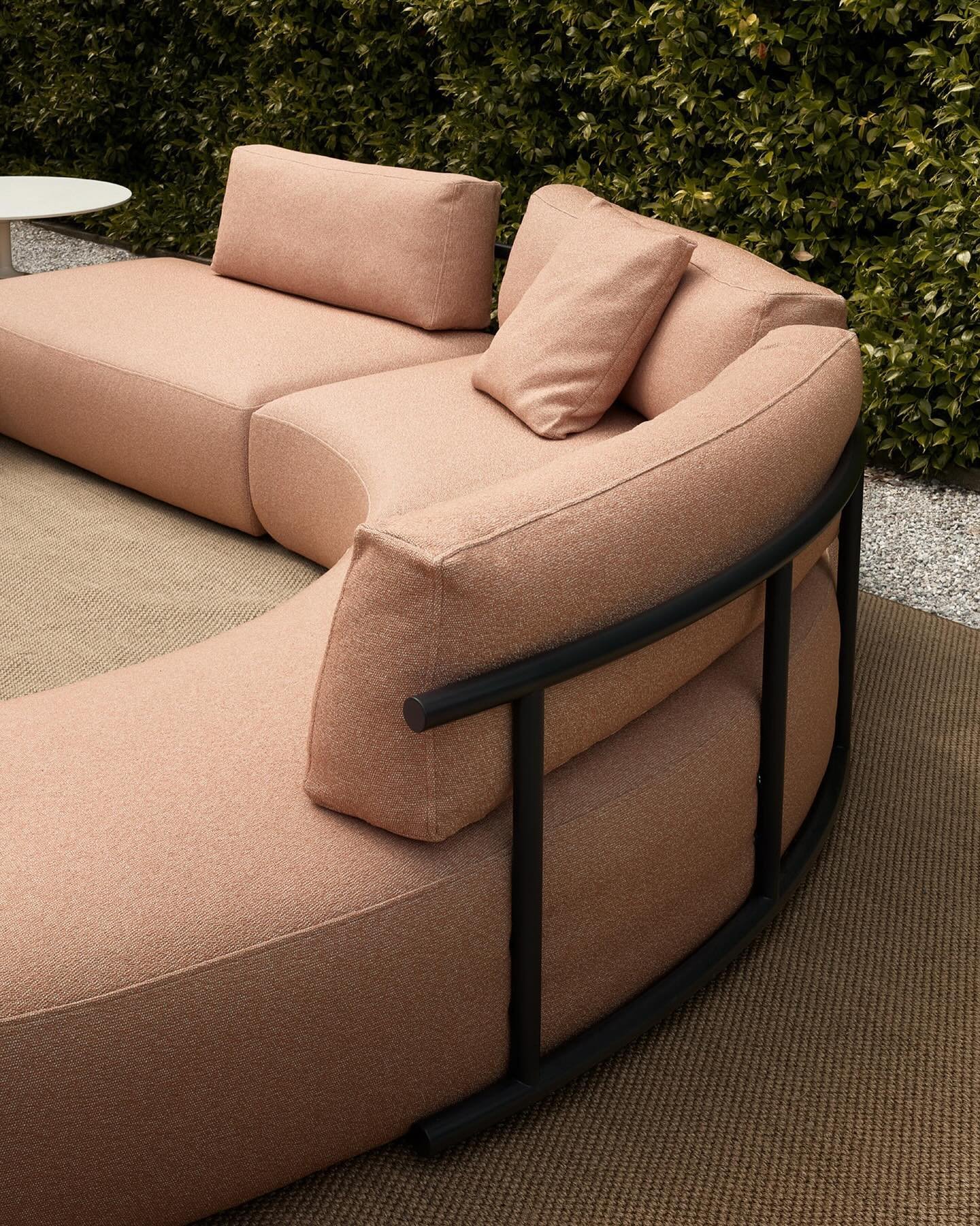 Outdoor modular sofa system with a painted stainless steel frame can be arranged in various configurations of seats and backs. Other outdoor upholstery options available @ GRAYE.

Designed by: Francesco Rota

&bull;
&bull;
&bull;
&bull;
&bull;

#mdfi