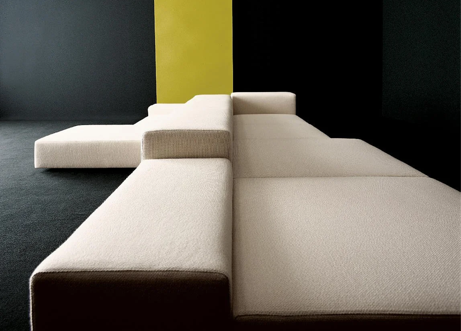 Discover the Extra Wall sofa with deep seating that balances form and function.
