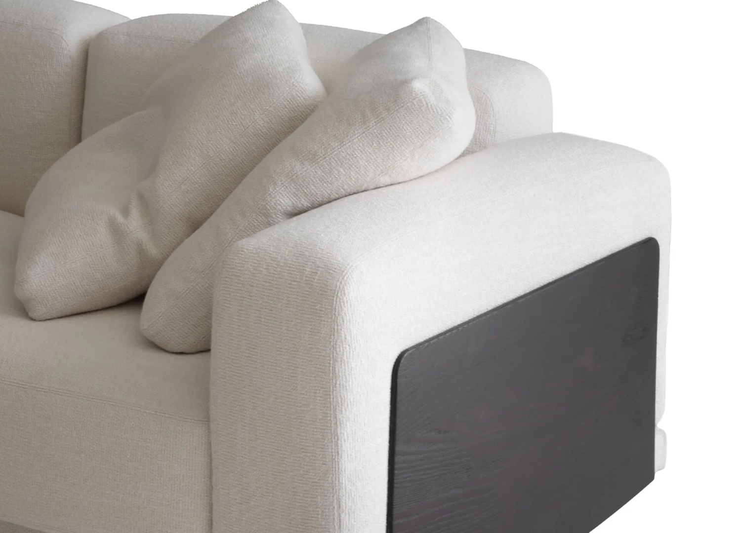 Biscuit modern sofa with flexible configuration for open living spaces