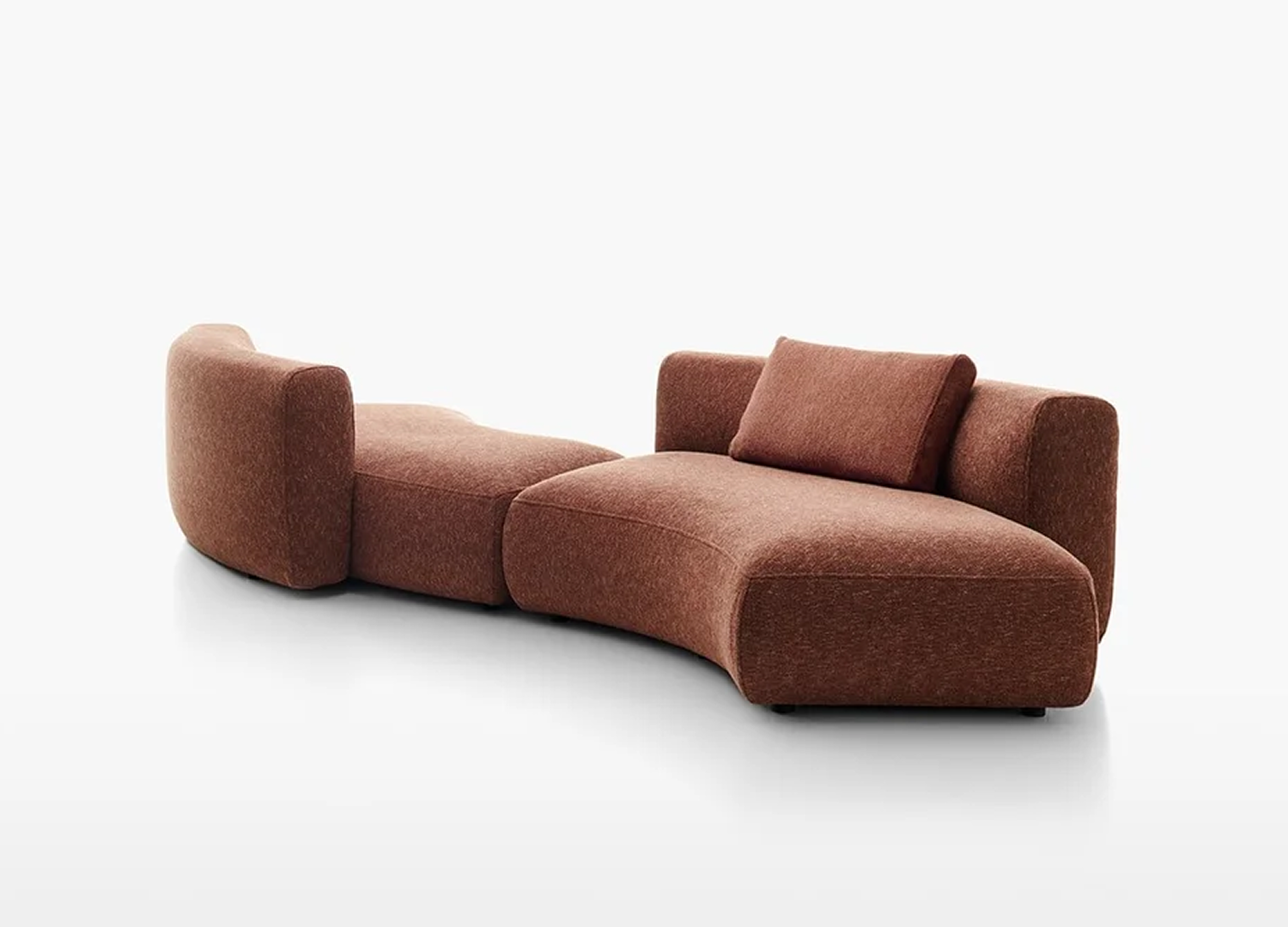 Cosy Curve curved modular sofa with sculptural contemporary seating design