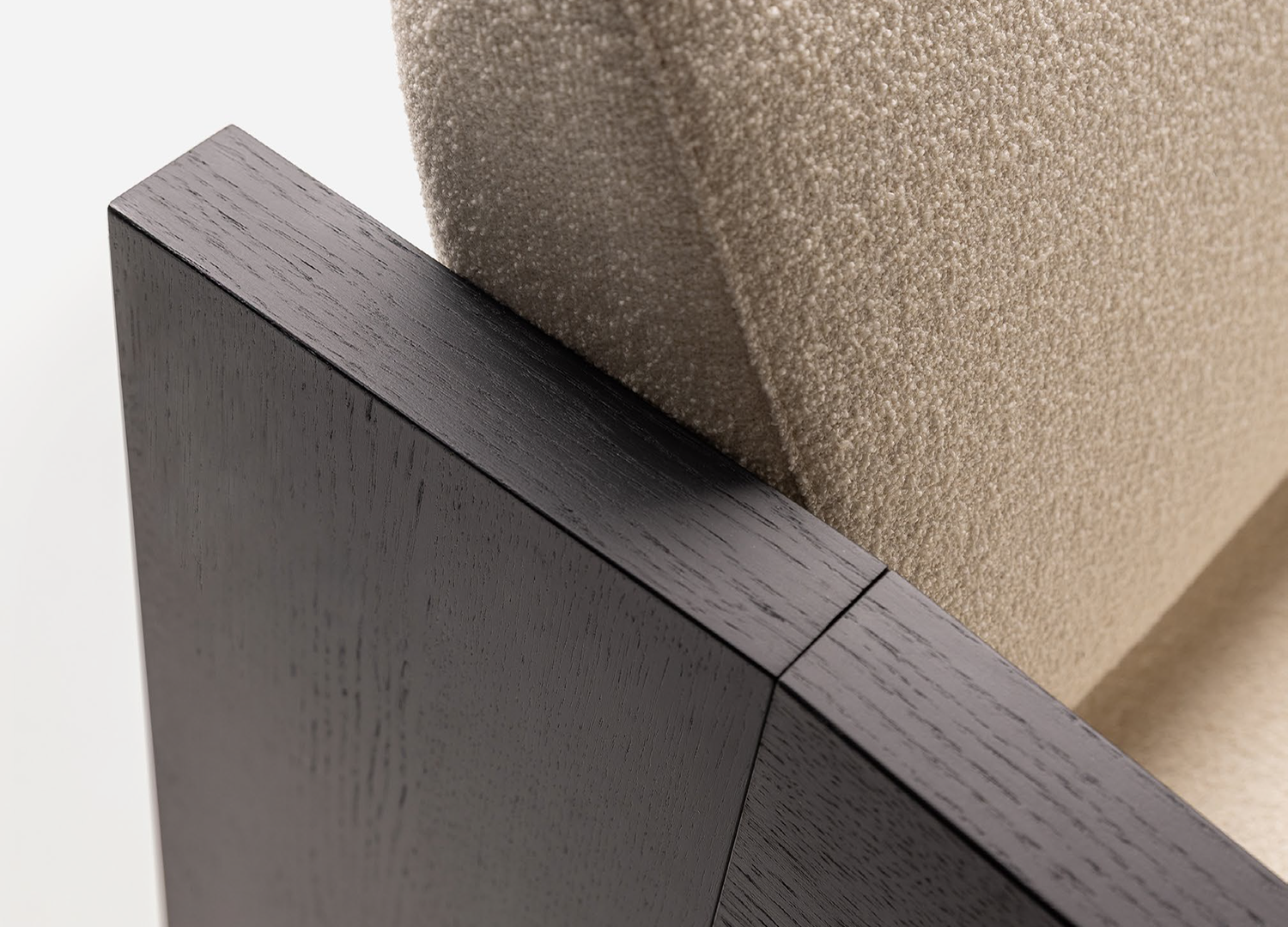 Haven Chair by Yabu Pushelberg with plush upholstered seating