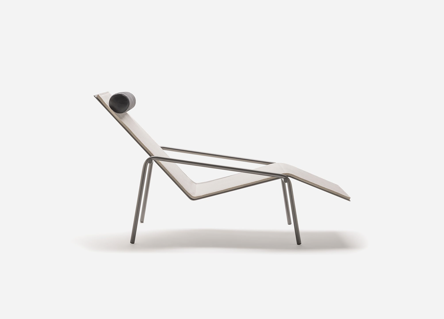 FILLET LOUNGE by Giacomo Moor with powder-coated stainless steel structure
