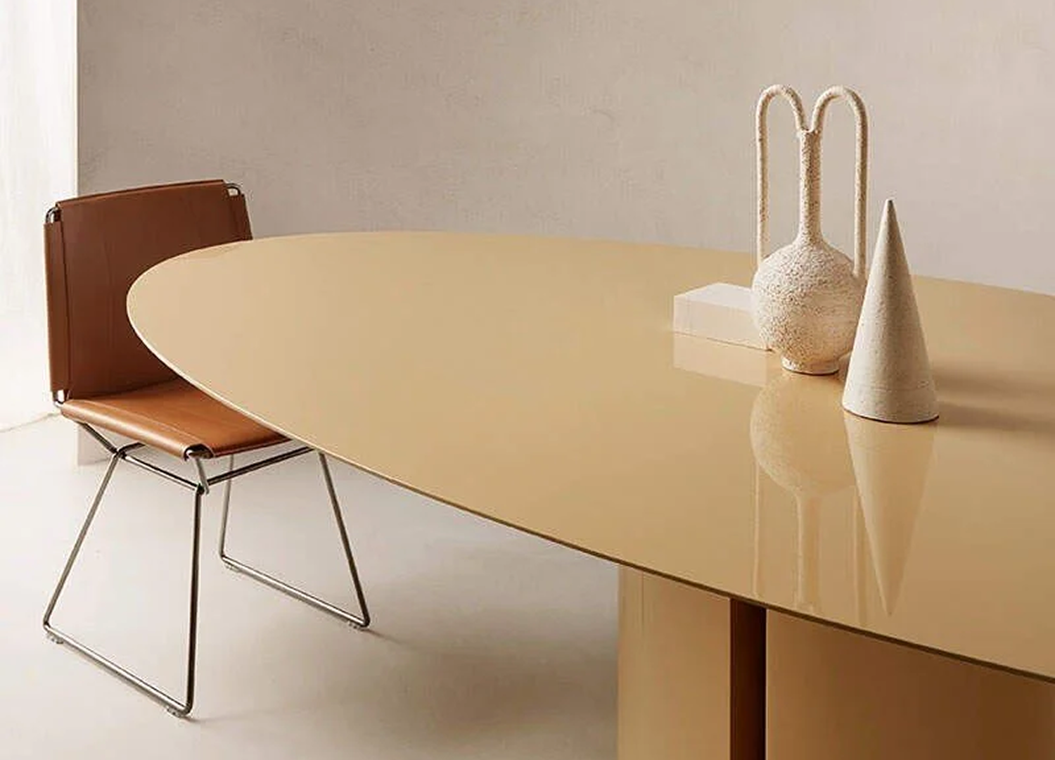 NEIL contemporary Italian dining chair by Jean-Marie Massaud