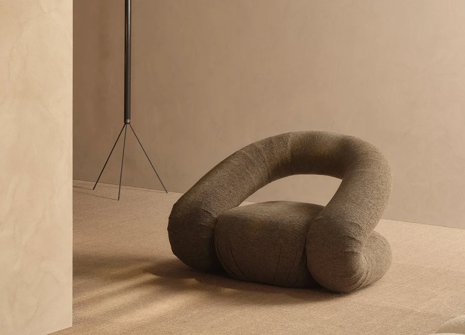 Peggy Chair by Gio Tirotto with distinctive sculptural contours