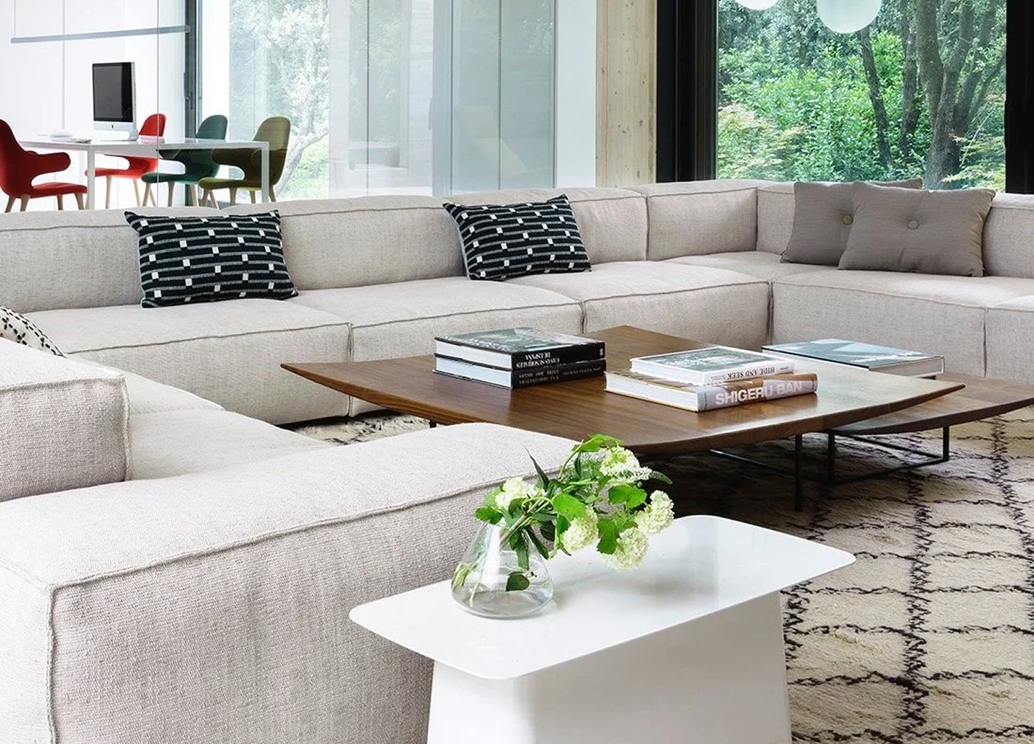 Neowall modular living room furniture with a contemporary design
