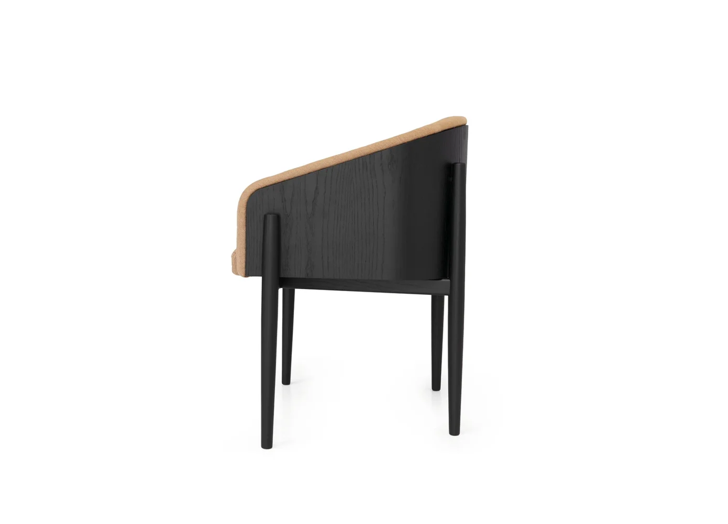 BREZZA Italian dining chair with refined upholstered seating design