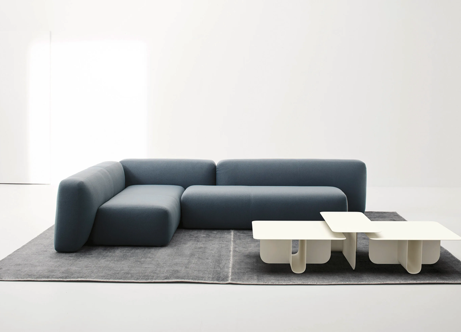 Suiseki Sofa by Andrea Steidl with harmonious modular configuration