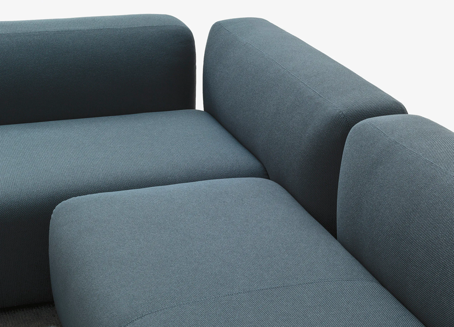 Suiseki Italian designer sofa with curved upholstered seating
