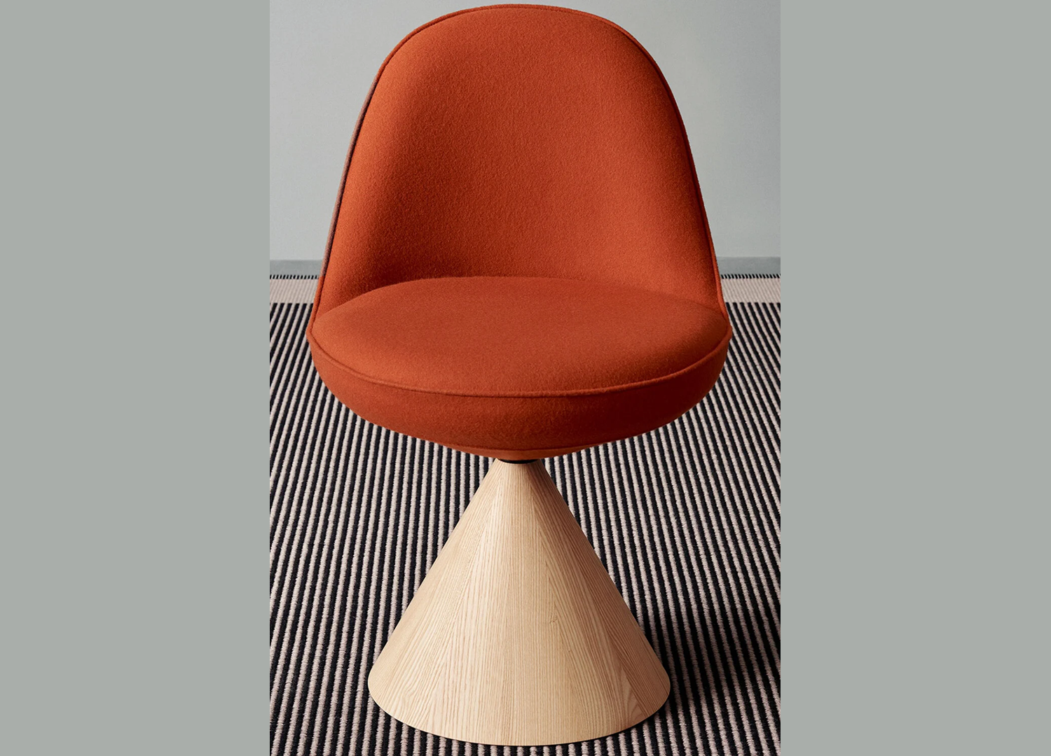 ROMBY Italian dining chair with leather or fabric upholstery