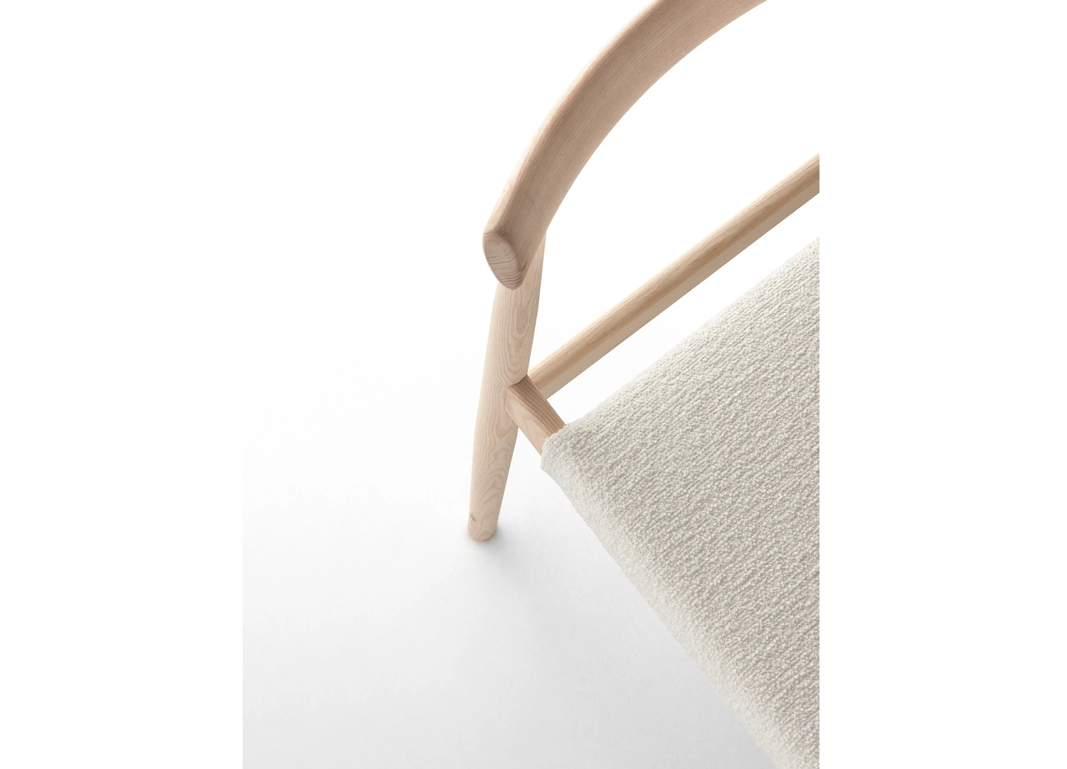 EDO designer dining chair with traditional craftsmanship and ash frame