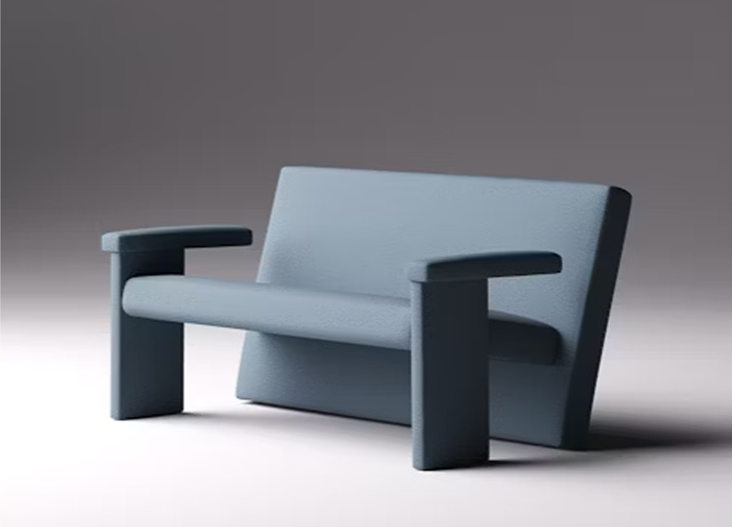 AGETTI designer lounge seating with soft fabric covered structure