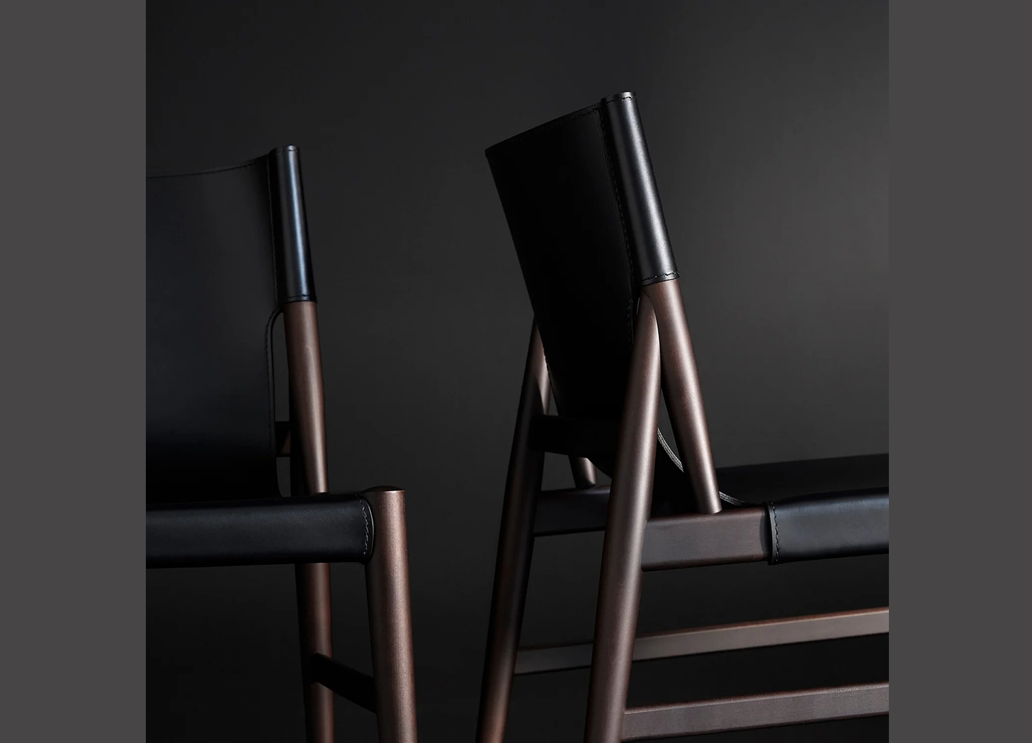 VOYAGE chair by GamFratesi with curved maple wood frame