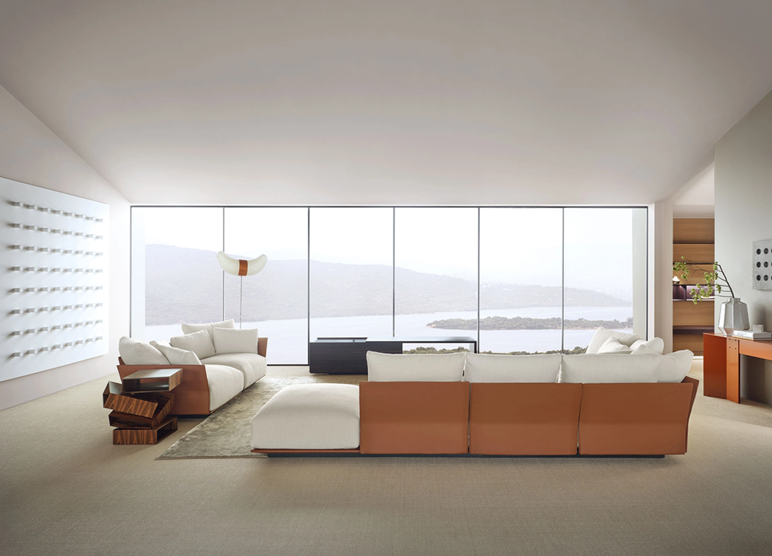 Elegant Tobu sofa designed around refined craftsmanship for modern living rooms.