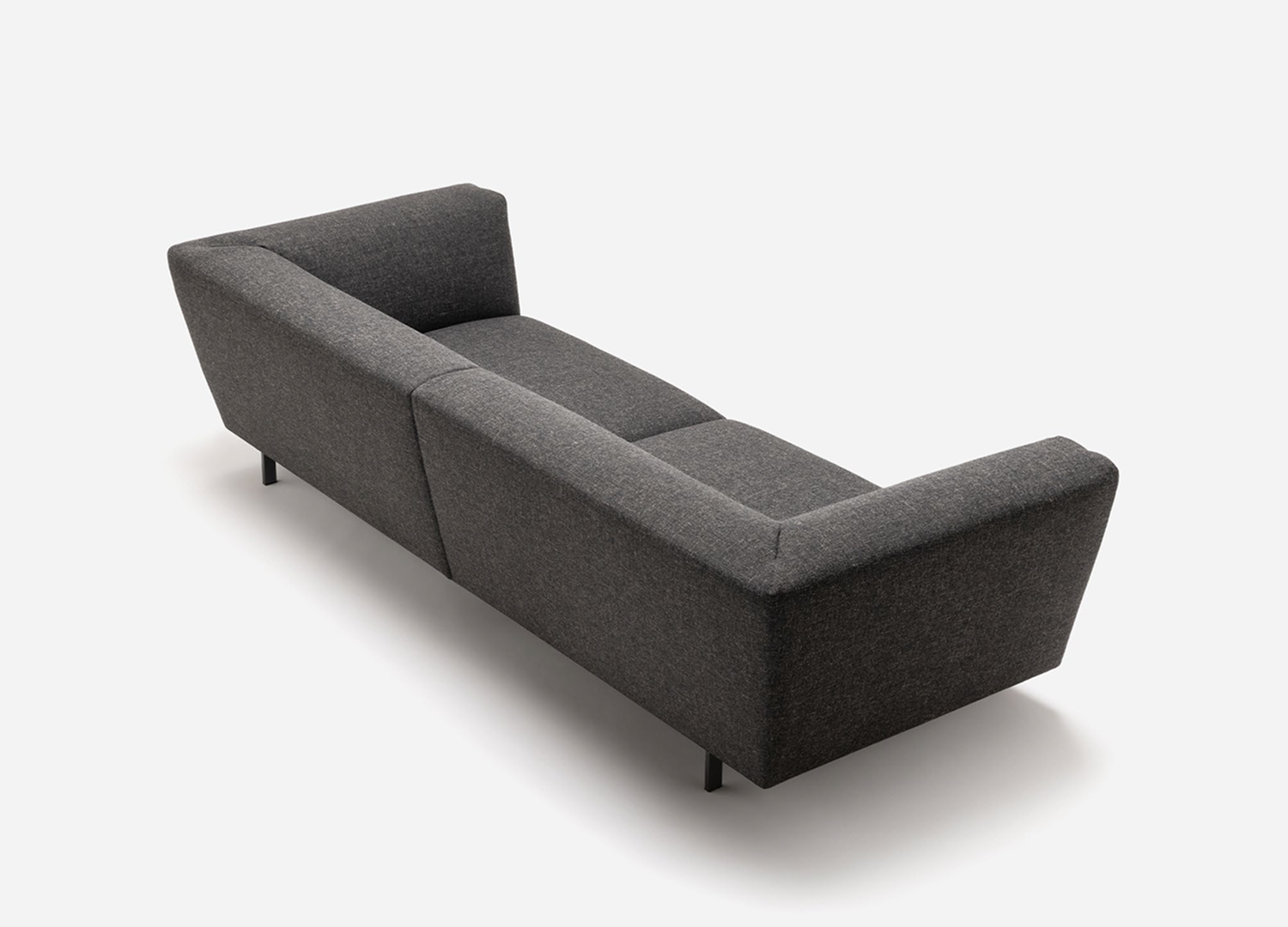 NEERA contemporary designer sofa with fabric or leather covers