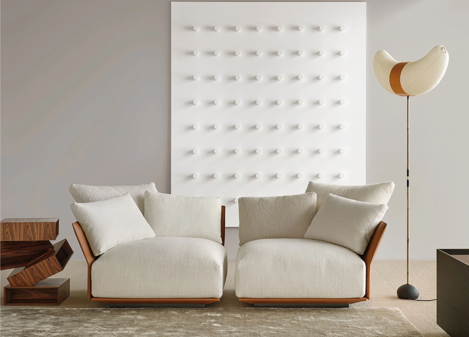 Discover the Tobu sofa with minimalist appeal with premium finishes.