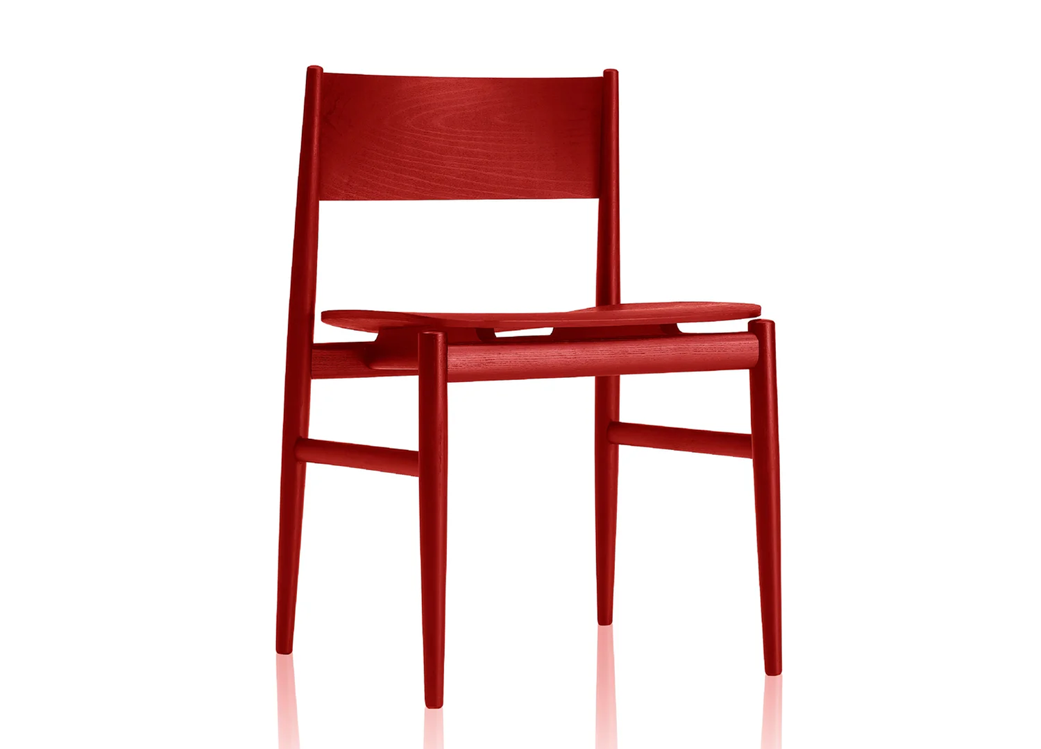 NEVE minimalist Italian dining chair with solid ash frame