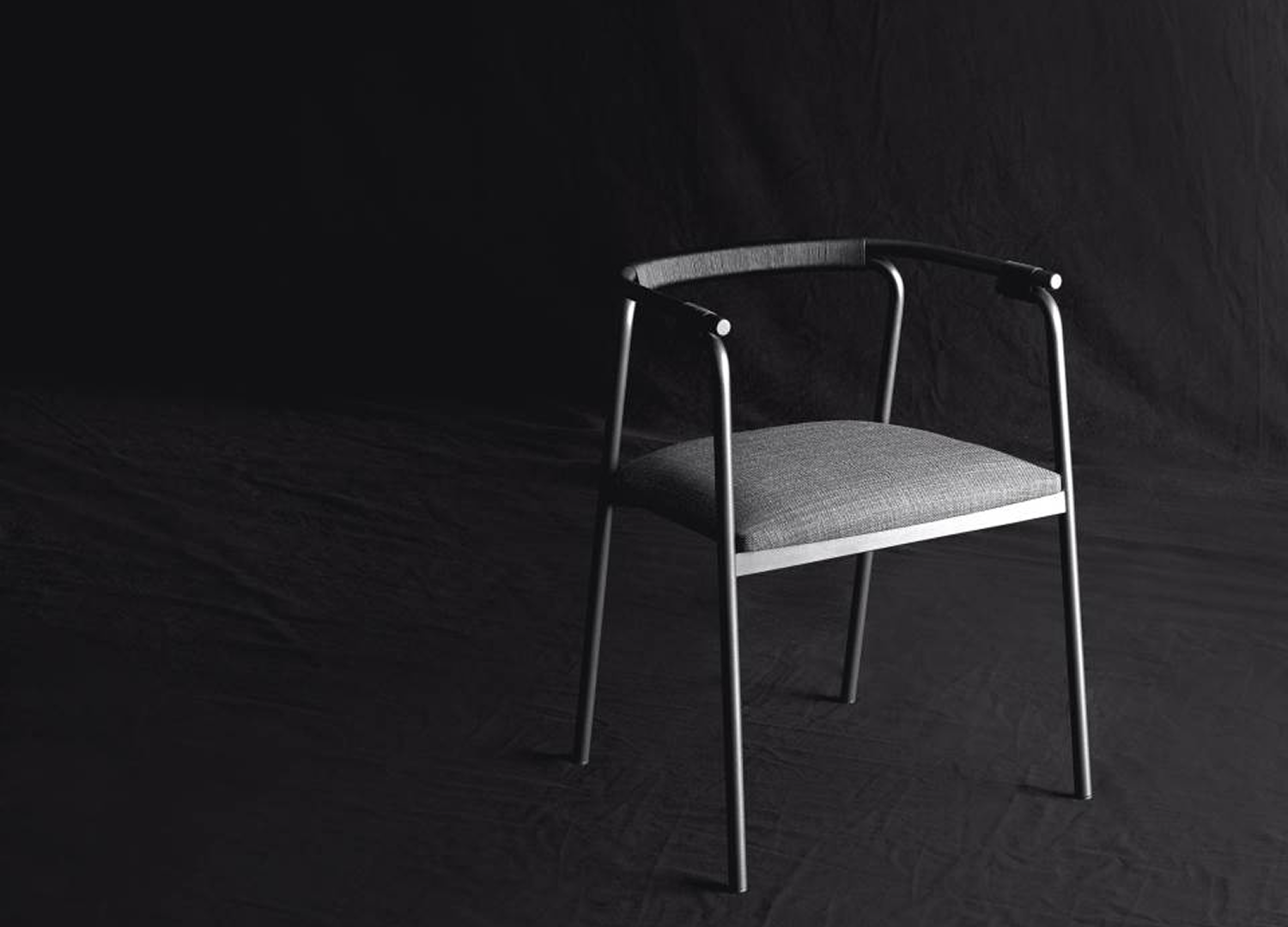 RIVULET chair by Junpei and Iori Tamaki with woven detailing