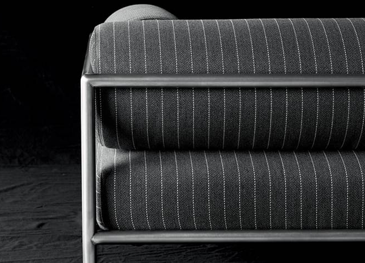 Agra Chair by David Lopez Quincoces with linear modern structure