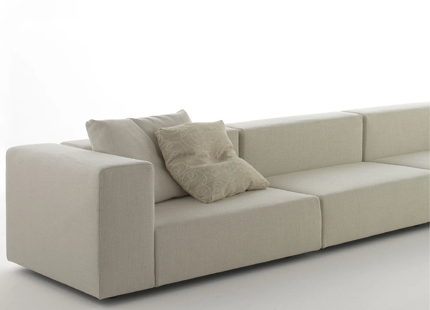 Wall contemporary sofa offering comfort, style, and refined craftsmanship.