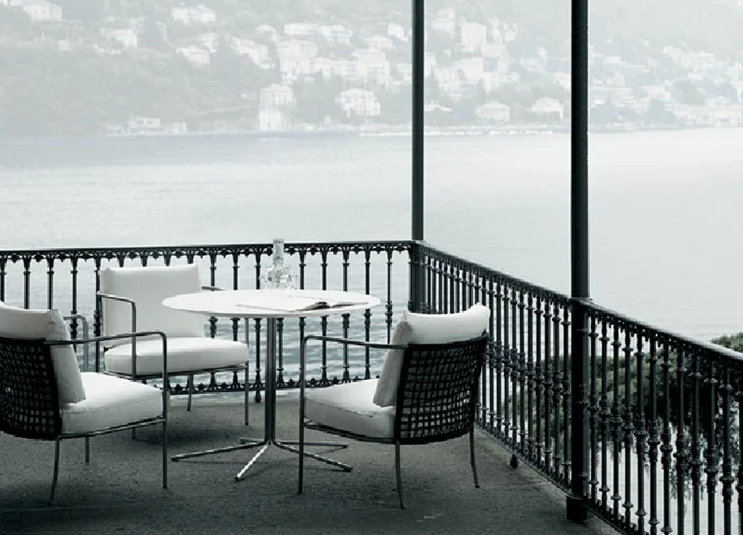 Cafe Chair Italian designer armchair with fabric or leather upholstery