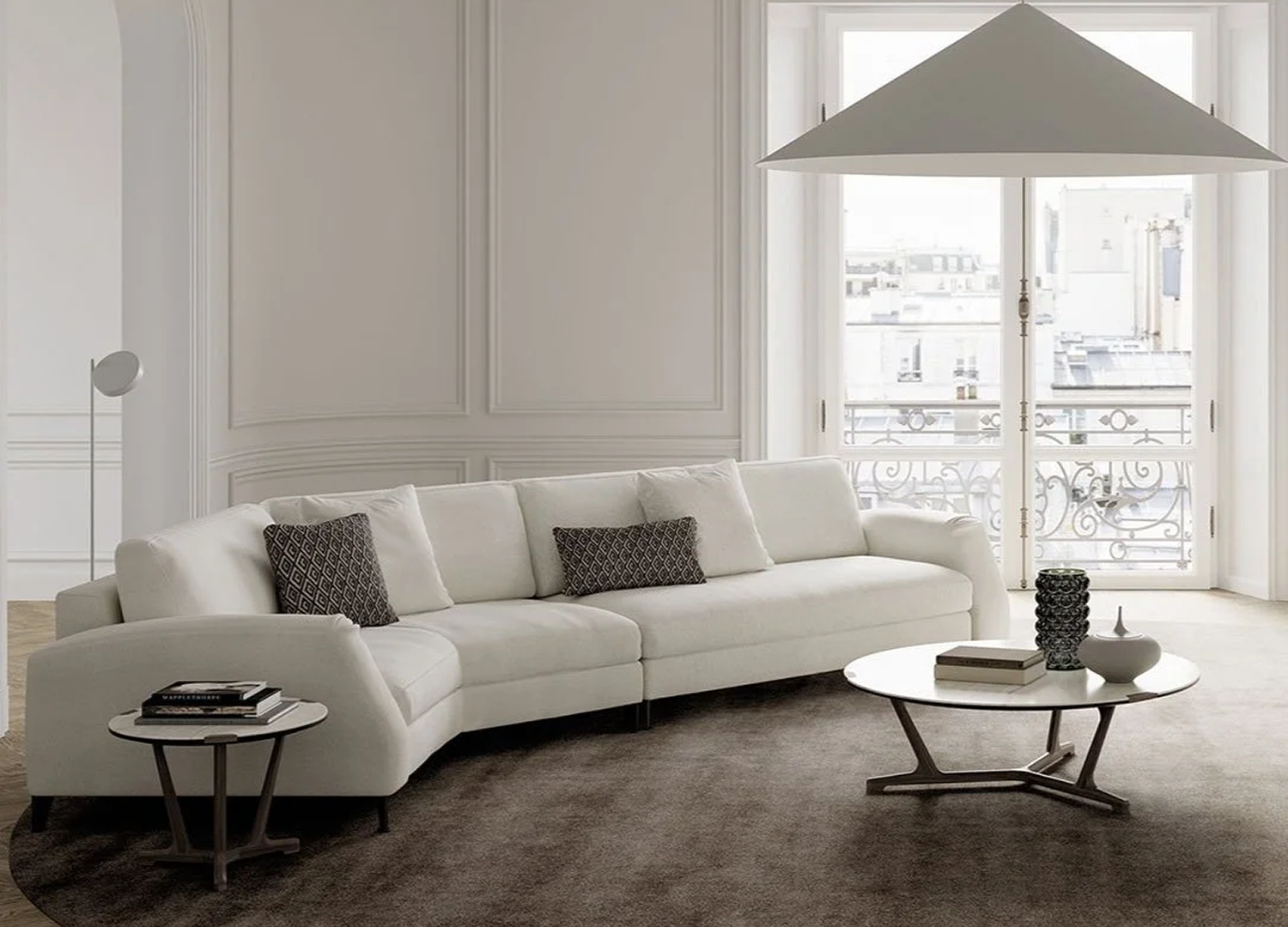 DAVIS SYSTEM luxury modular seating system for contemporary interiors