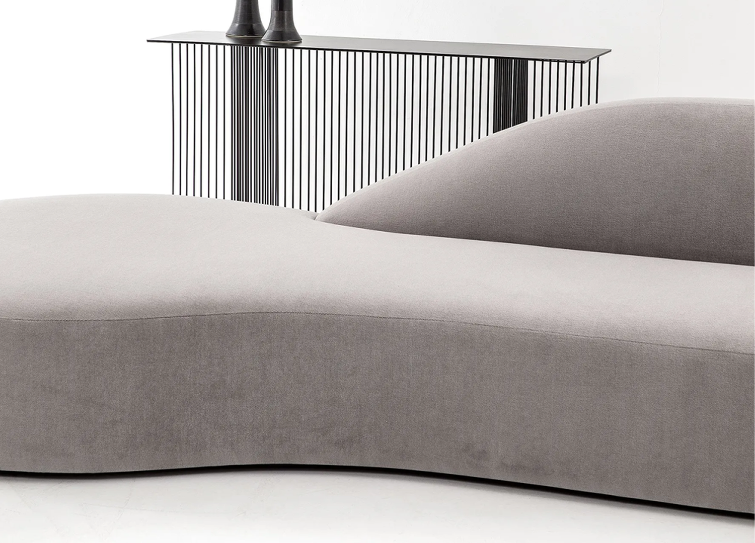 Guest Sofa contemporary designer seating with sculptural proportions