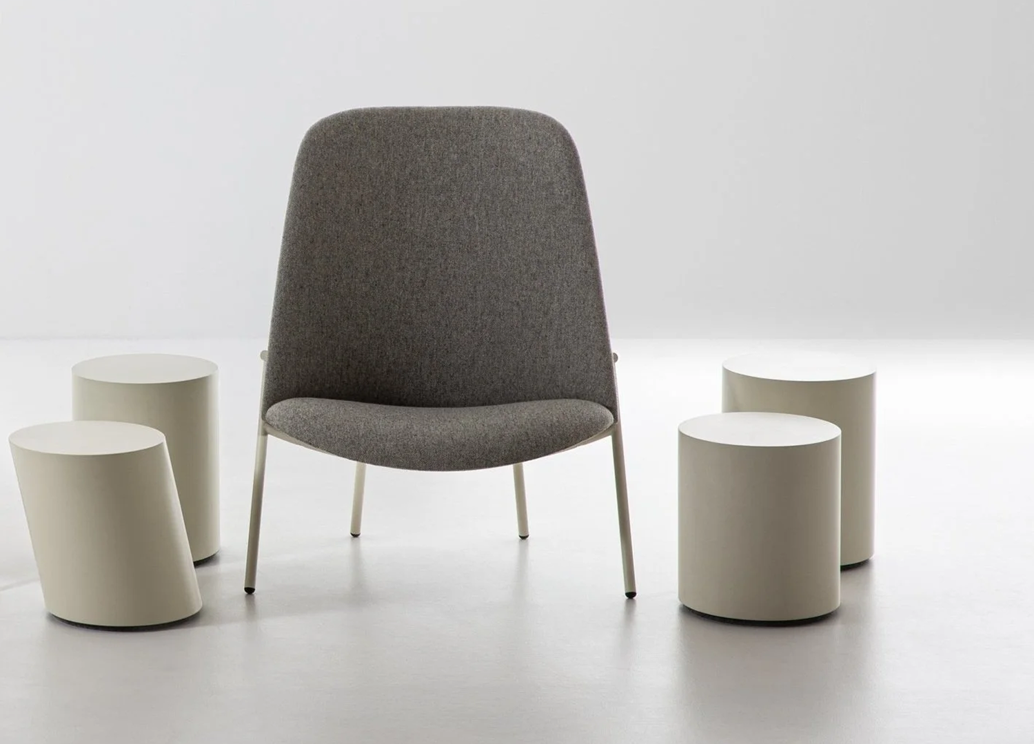 PHAR LAP lounge chair by Gordon Guillaumier with leather upholstery