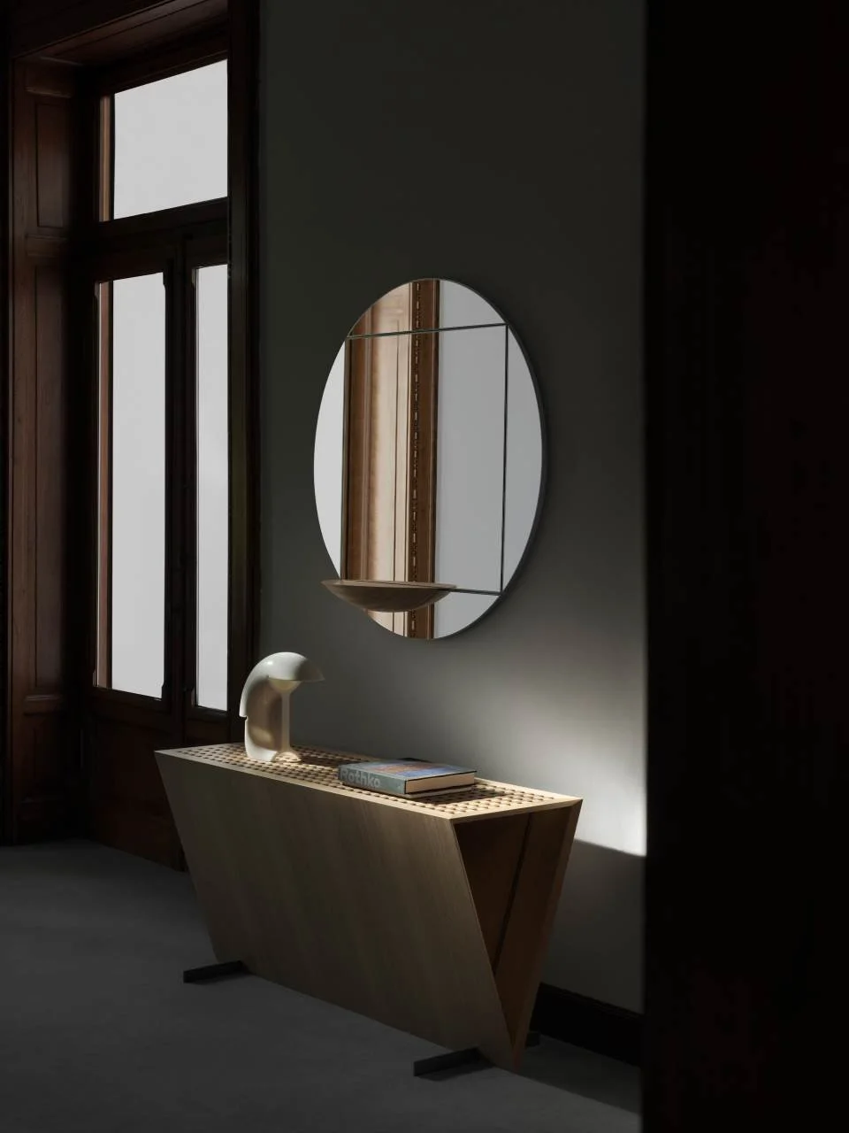 Living Divani Alvea console with minimalist Italian furniture design