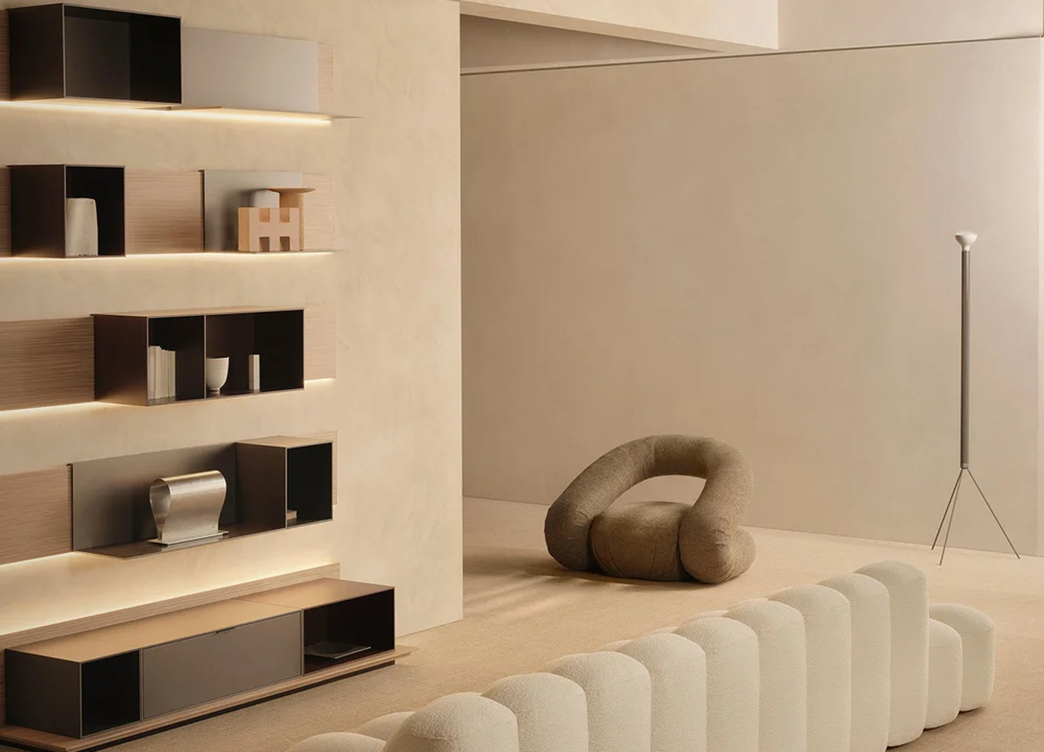 Peggy Chair Italian lounge seating with cozy curved design