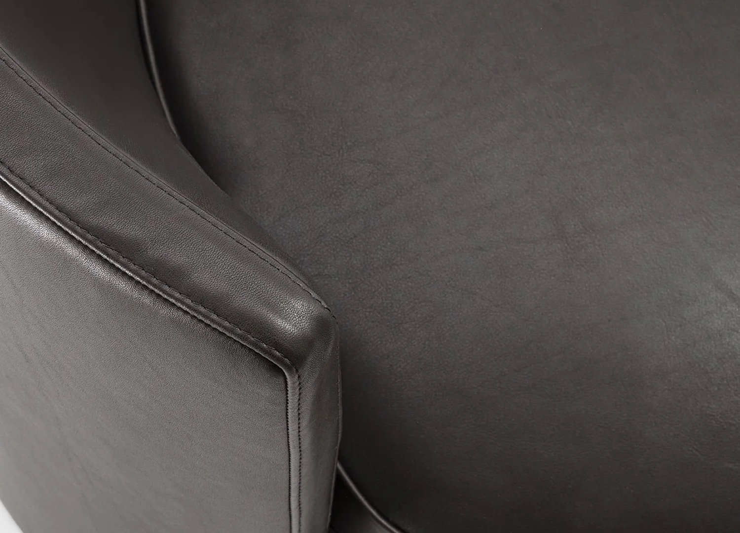Lou Chair Italian small armchair with compact contemporary footprint