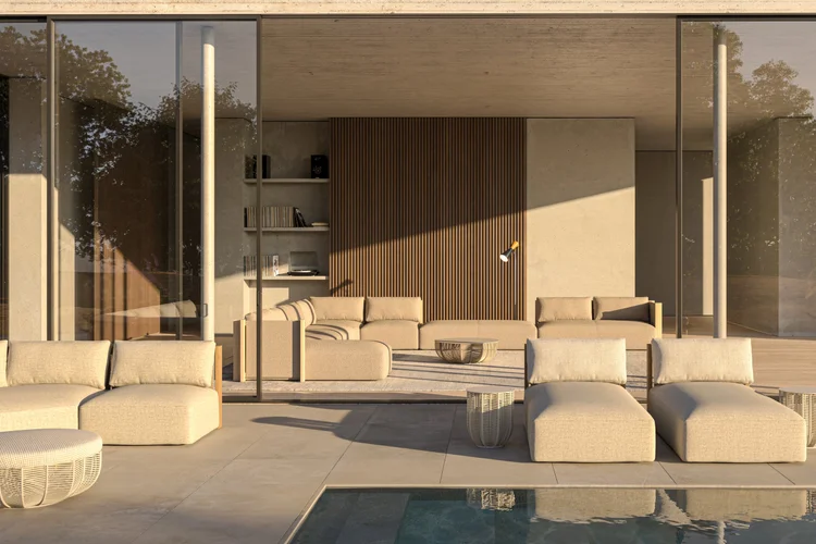 luxury outdoor living design