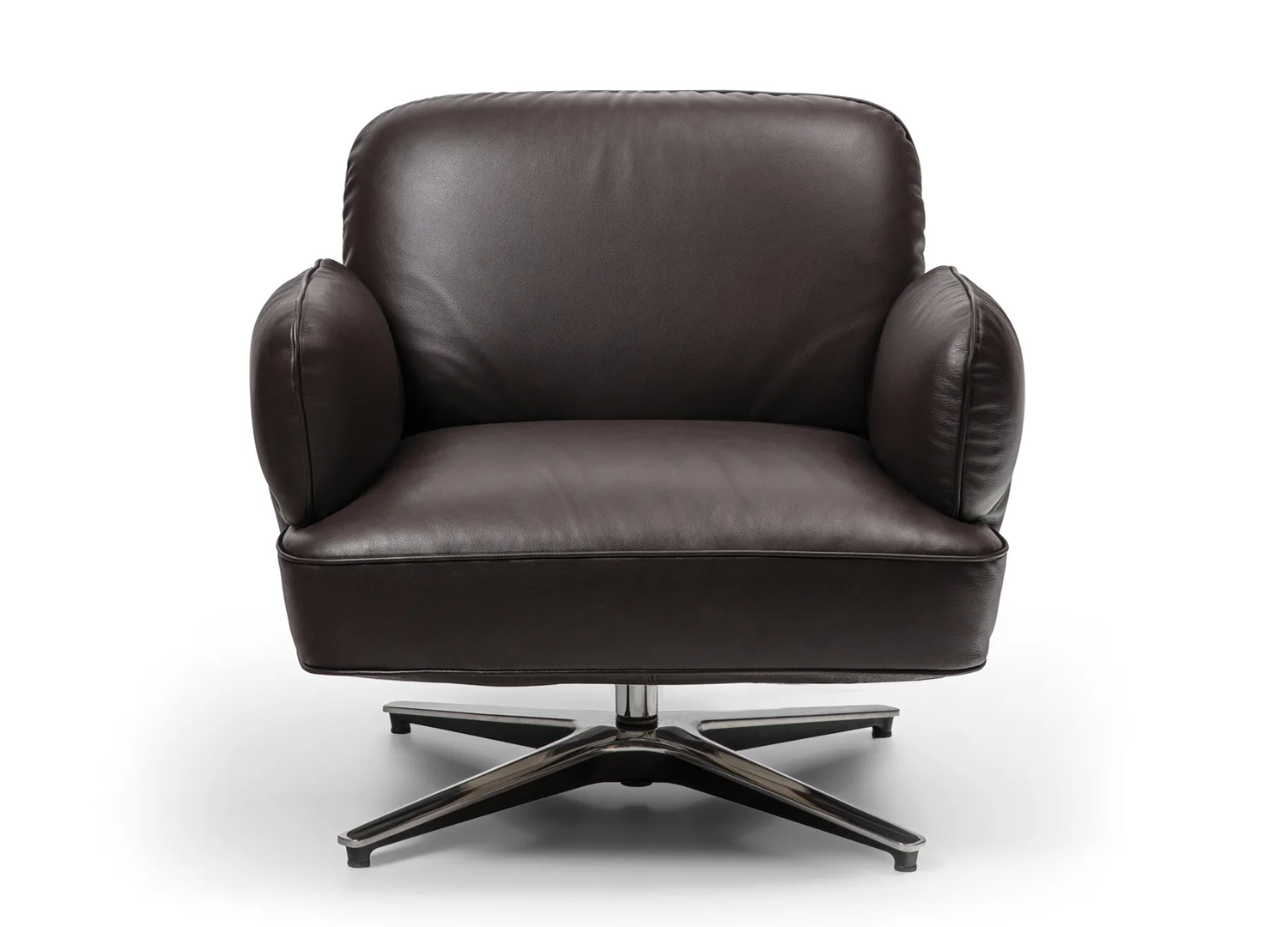 Dafne Chair by Gordon Guillaumier with swivel lounge design