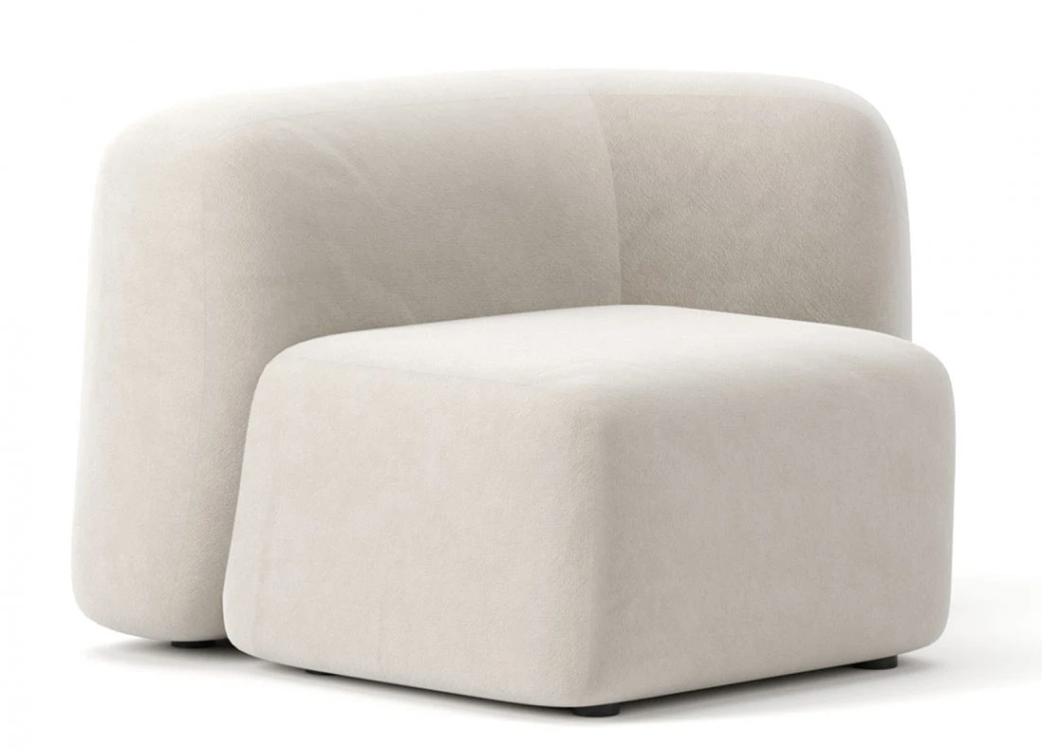 SUISEKI modular lounge seating with refined fabric upholstery