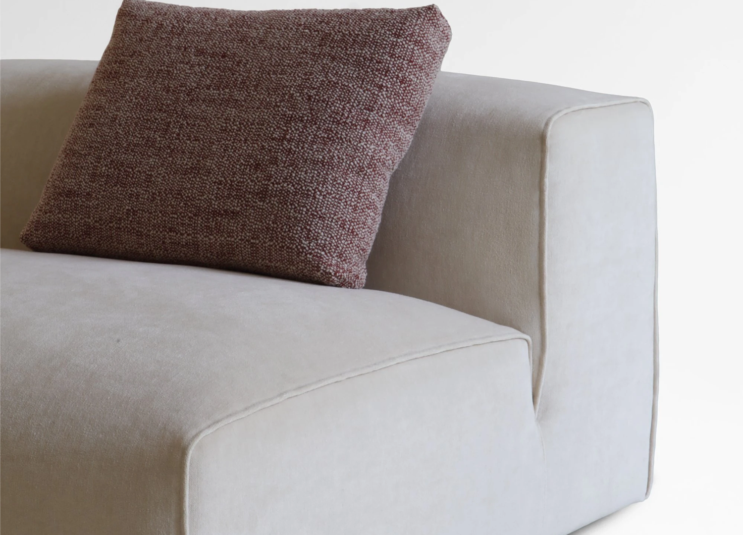Cargo contemporary sofa bringing comfort, style, and plush cushions.