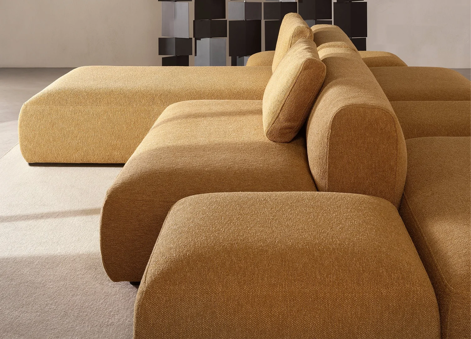 Cosy Island modular lounge sofa with flexible contemporary configuration