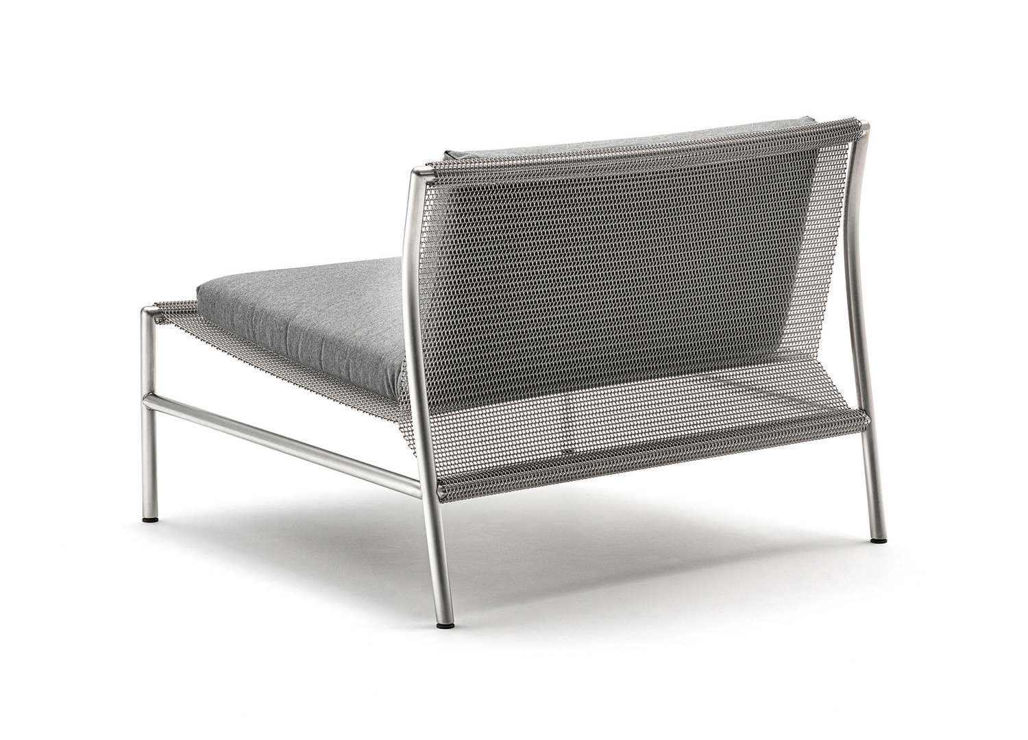 Hi Tech Chair with stainless steel mesh and goose down seat cushion