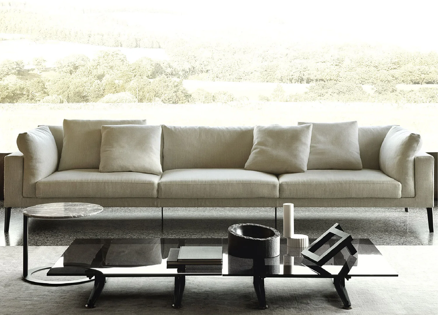 FLOYD HI SYSTEM Italian sofa with removable fabric and leather covers