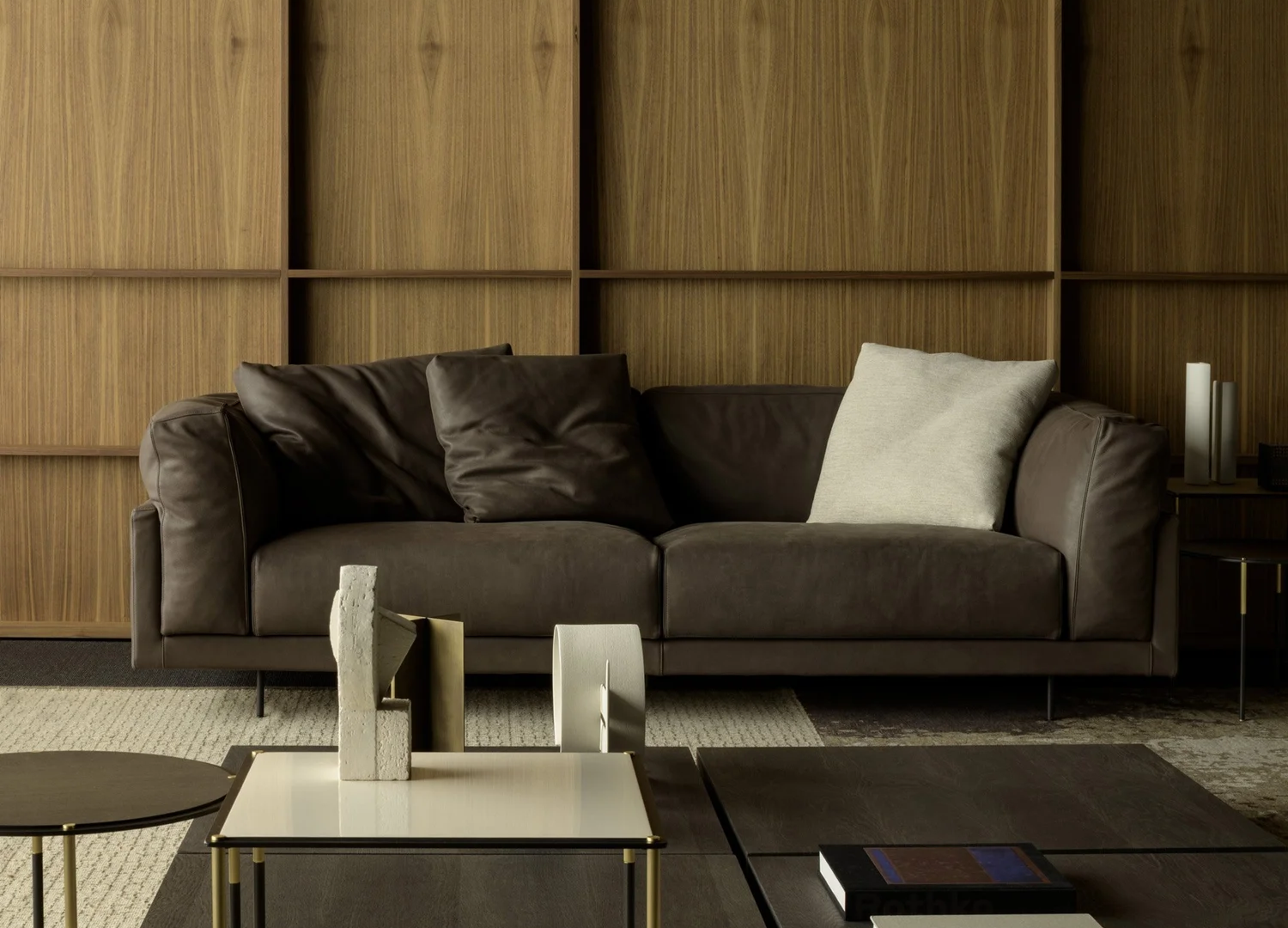 ECHOO sofa with customizable fabric upholstery and modern organic design